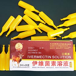 牛羊内外寄生虫-伊维菌素注射液（100ml)